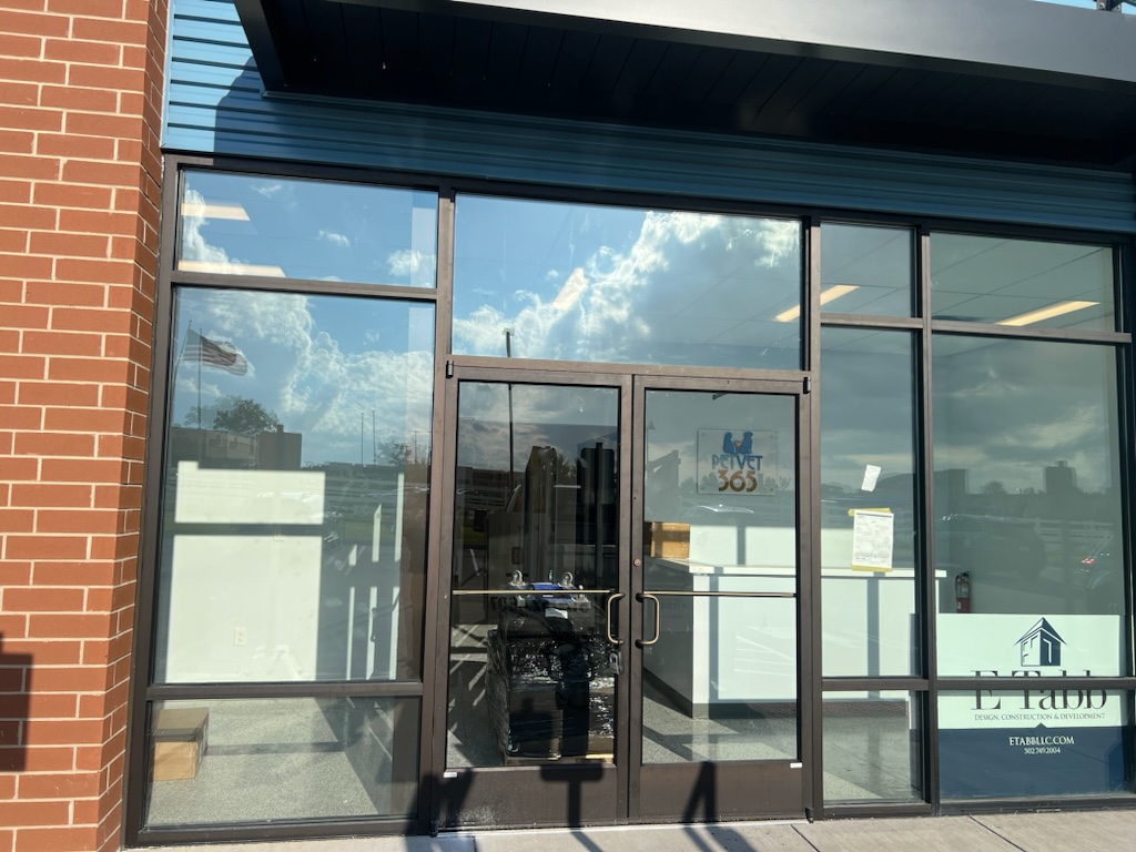 Scottsburg Glass commercial glass project